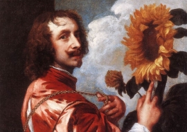 Van Dyck, Zelfportret met zonnebloem