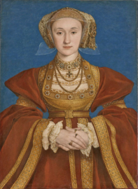 Holbein, Portret van Anna van Kleef