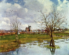 Pissarro, Overstroming in Saint-Ouen l'Aumone