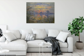 Monet, Zonsondergang bij de Seine