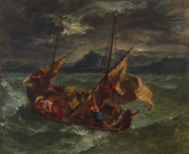 Delacroix, Christus op het Meer van Galilea