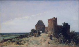 Jongkind, Ruïnes van het Chateau de Rosemont