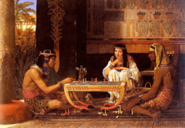 Alma-Tadema, Egyptische schakers