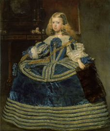 Velázquez, Margaretha Theresia als kind in een blauwe jurk