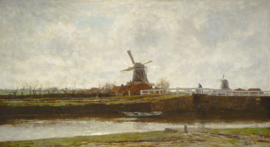 J. Maris, Molen en brug bij Den Haag