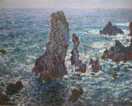 Monet, De rotsen van Port-Coton