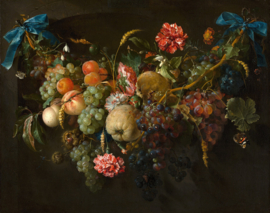 De Heem, Guirlande van vruchten en bloemen