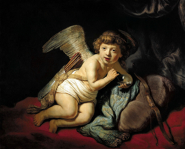 Rembrandt, Bellenblazende Cupido