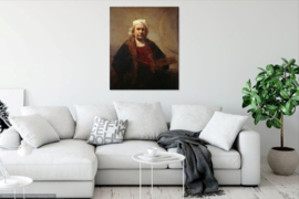 Rembrandt, Zelfportret met twee cirkels