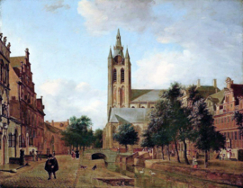 Van der Heyden, De oude kerk in Delft