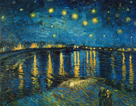 Van Gogh, Sterrennacht boven de Rhone