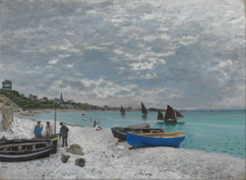 Monet, Het strand van Sainte-Adresse