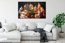Tintoretto, De wedstrijd tussen de Muzen en de Pieriden
