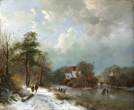 B.C. Koekkoek, Winterlandschap 3