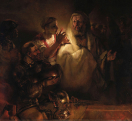 Rembrandt, De verloochening van Petrus