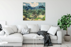 Van Gogh, Olijfbomen in een berglandschap