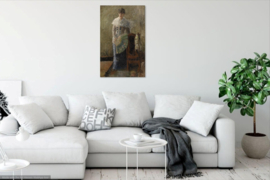 Ensor, Dame met waaier