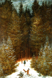 Friedrich, De jager in het bos