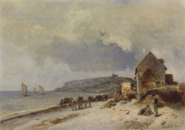 Jongkind, Het strand van Ste. Andresse