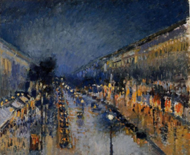 Pissarro, Montmartre bij avond