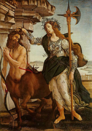 Botticelli, Minerva en de centaur