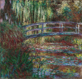 Monet, Waterlelievijver met Japanse brug 2