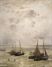 Mesdag, Het anker winden