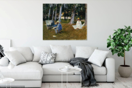 Sargent, Monet schilderend aan de bosrand