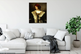 Titiaan, Portret van een man met een rode muts