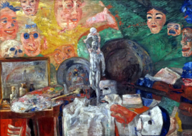 Ensor, Stilleven in het atelier