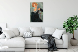 Modigliani, Vrouw met rood haar 2