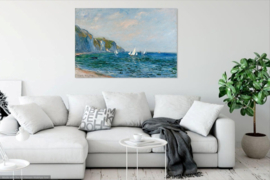 Monet, Kliffen en zeilboten bij Pourville