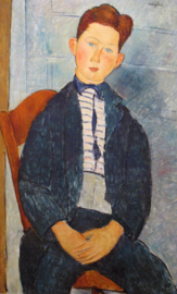 Modigliani, Jongen in een gestreepte trui