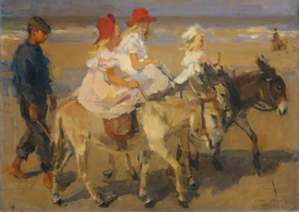 I. Israëls, Ezeltje rijden op het strand