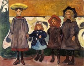 Munch, Vier meisjes in Asgardstrand