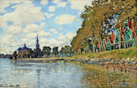 Monet, De Zuiddijk in Zaandam