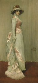 Whistler: Harmonie in roze en grijs: Lady Meux