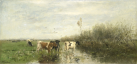 W. Maris, Koeien in een drassig weiland