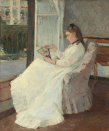 Morisot, De zus van de kunstenaar bij een raam