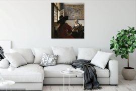 Vermeer, Soldaat en lachend meisje