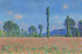 Monet, Klaprozenveld in Giverny
