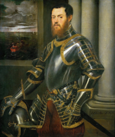 Tintoretto, Sigismund Augustus in een harnas
