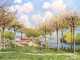 Sisley, De Seine bij Bougival