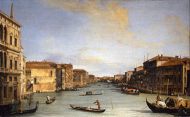 Canaletto, Zicht op het Grand Canal