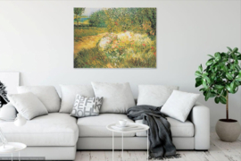 Van Gogh, Hoek in park Voyer d'Argeson in Asnieres