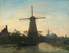 Jongkind, Molens bij Rotterdam