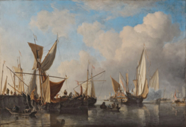 Van de Velde, Havenhoofd met schepen