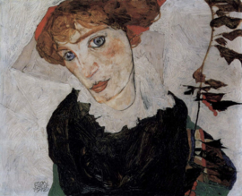Schiele, Portret van Wally