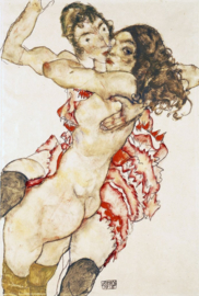 Schiele, Omarmende vrouwen