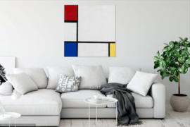 Mondriaan, Compositie no. 4 met rood, blauw en geel